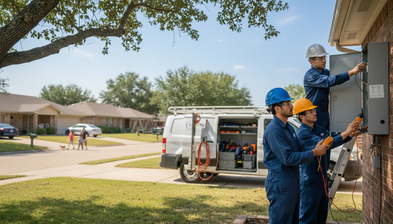 Certified electrician providing emergency electrical services in Calypso, NC